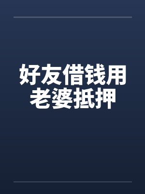 好友借钱用老婆抵押封面