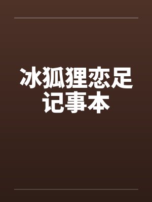 冰狐狸恋足记事本封面