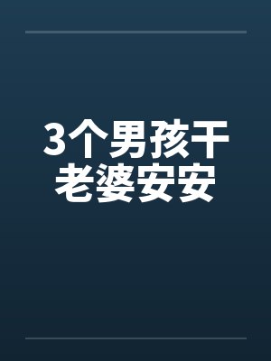 3个男孩干老婆安安封面