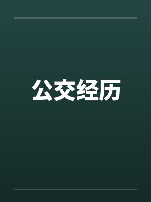 公交经历封面