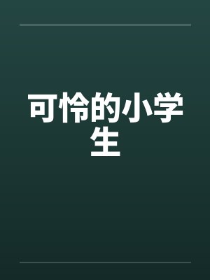 可怜的小学生封面